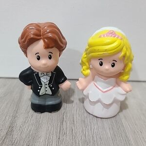 Fisher-Price Bride and Groom Toy Set - Brown, Black, White, Yellow